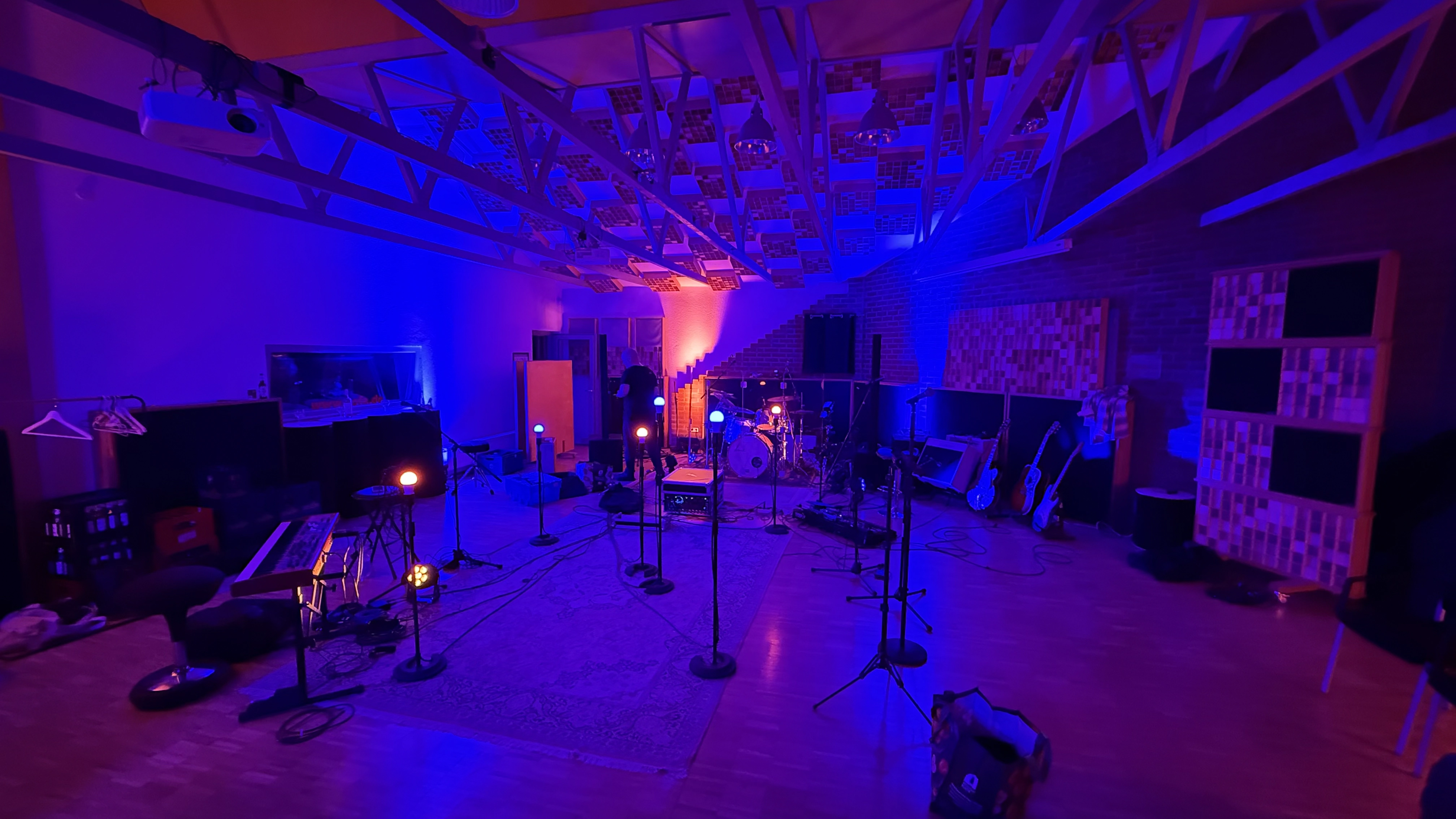 Lichttechnik für ein Konzert in den Hofa Studios